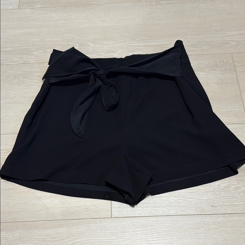 3/$10 Studio Black High Waist Bow Shorts